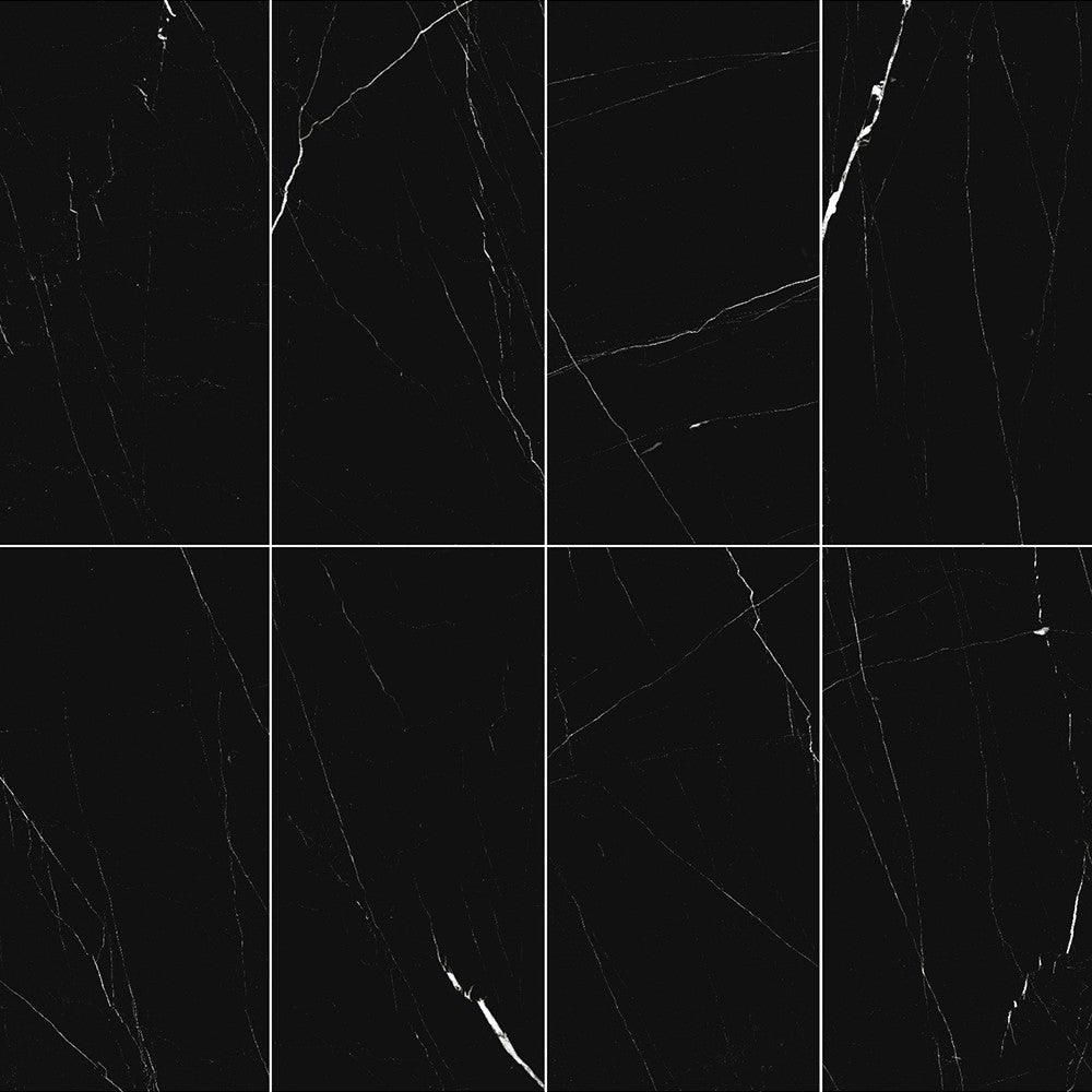 Black Marquina Poliosh 600x1200x6mm - Fantaci | Porcelain Tiles & slabs Melbourne 