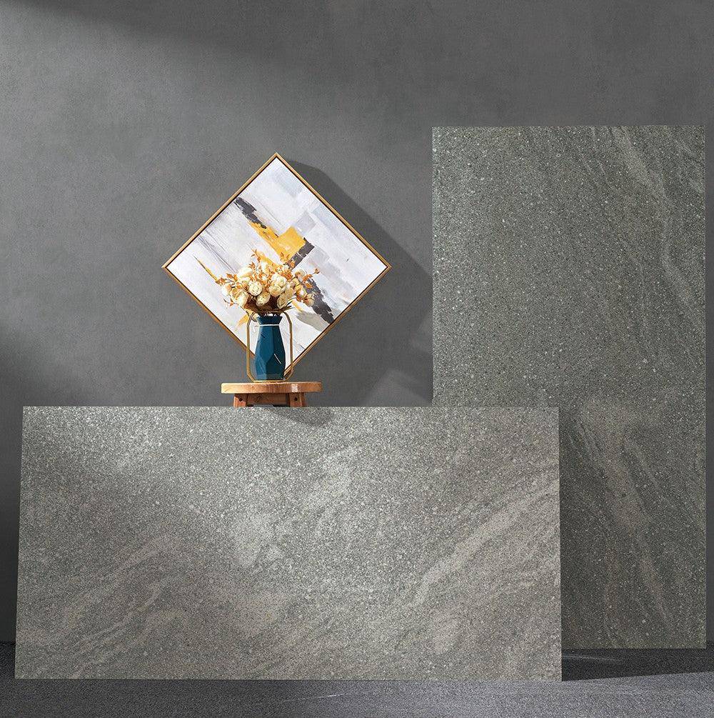 Galaxy Rock Dak Gray Grnular 600x1200x6mm - Fantaci | Porcelain Tiles & slabs Melbourne 