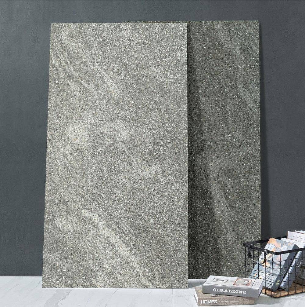 Galaxy Rock Dak Gray Grnular 600x1200x6mm - Fantaci | Porcelain Tiles & slabs Melbourne 
