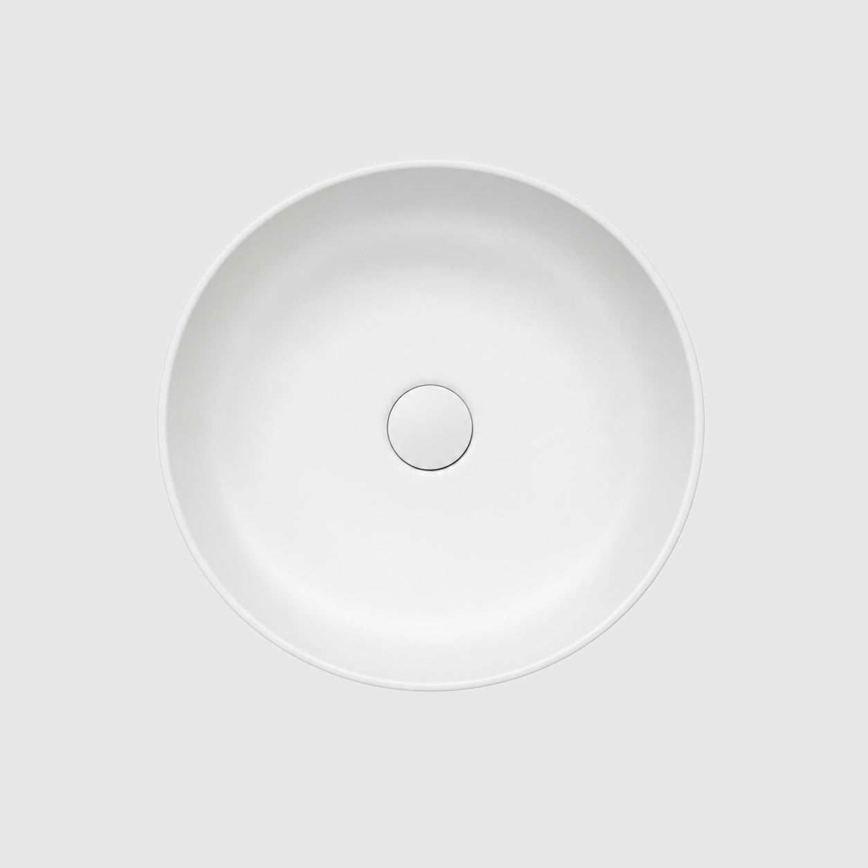 450mm Round Above Counter Basin – Matte White