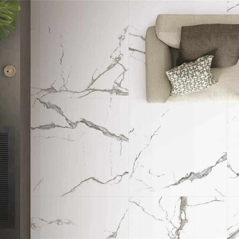 Calacatta Matt 600x1200x6mm - Fantaci | Porcelain Tiles & slabs Melbourne 