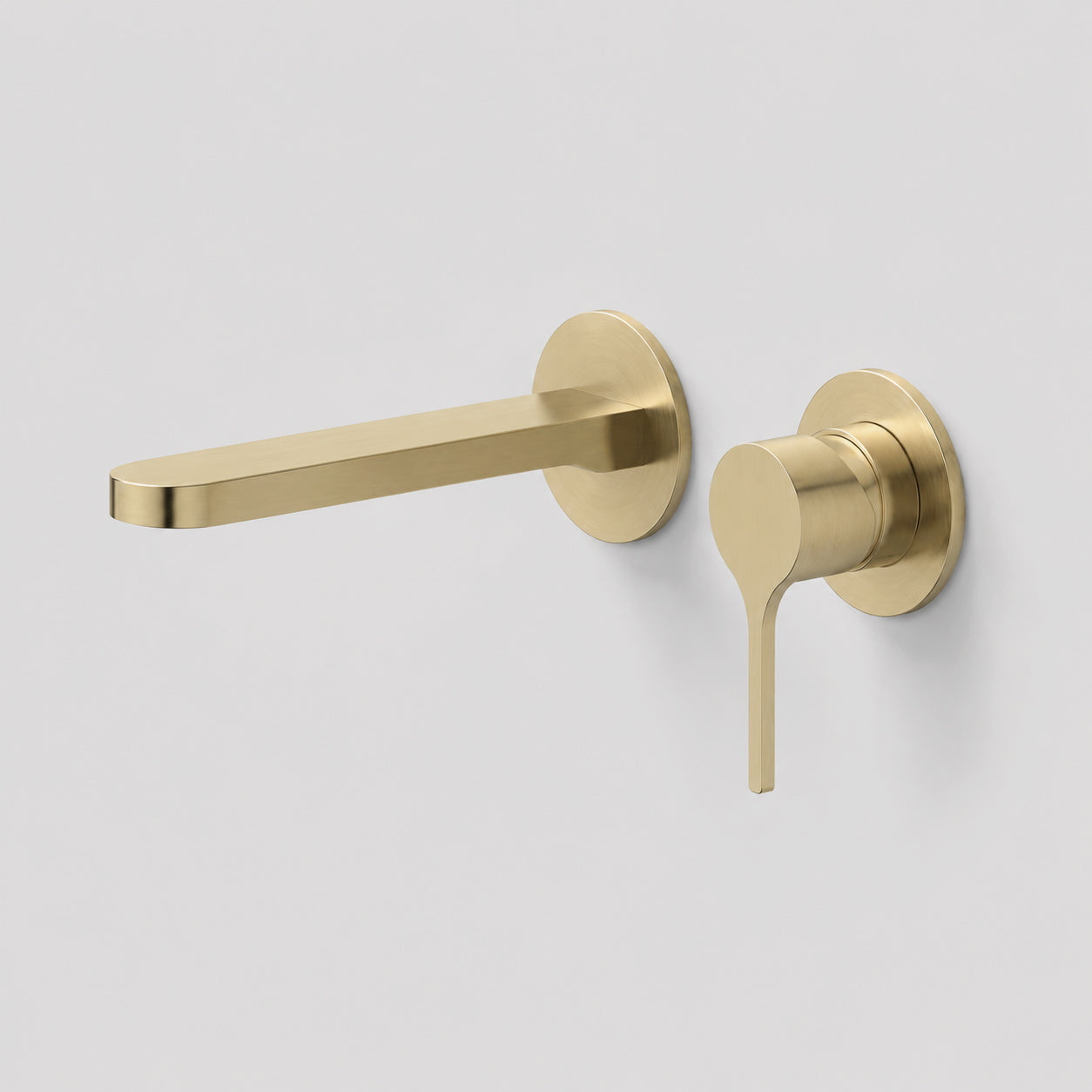 Wall Basin Mixer Tap - Zr Brushed Gold
