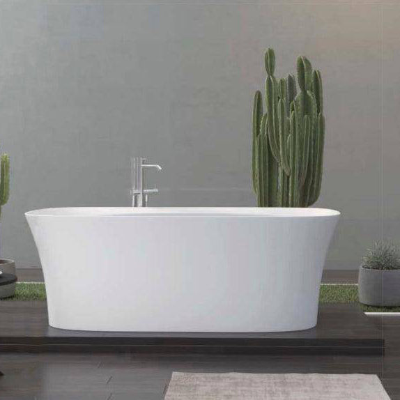 Freestanding Bath Acrylic Matt White - Fantaci interiors 