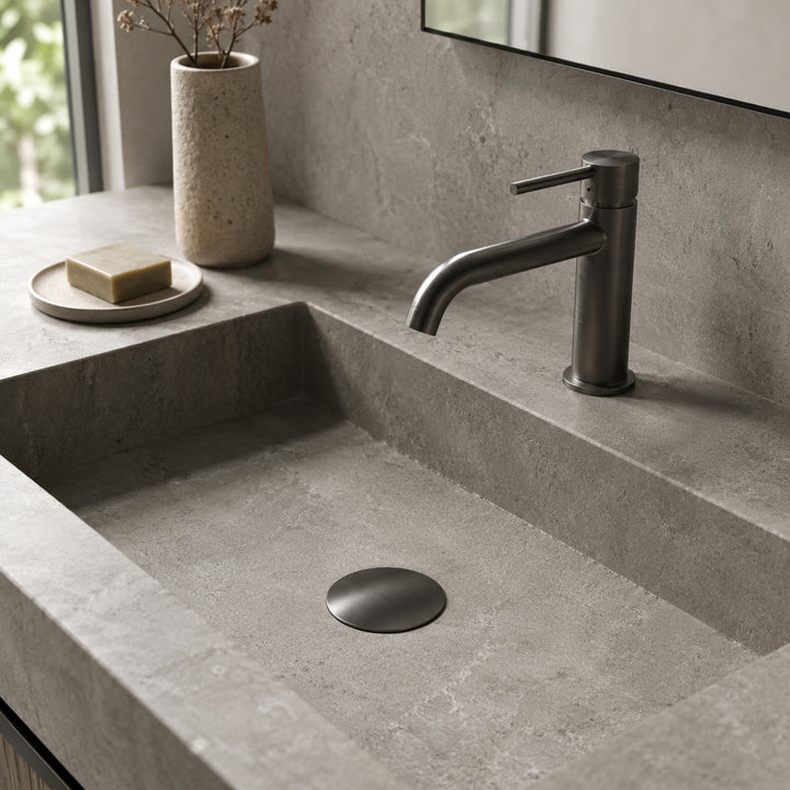 Pop-Up Basin Waste - Gun Metal Brushed