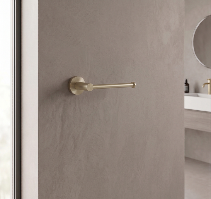 kars Toilet Roll Holder - Zr Brushed Gold