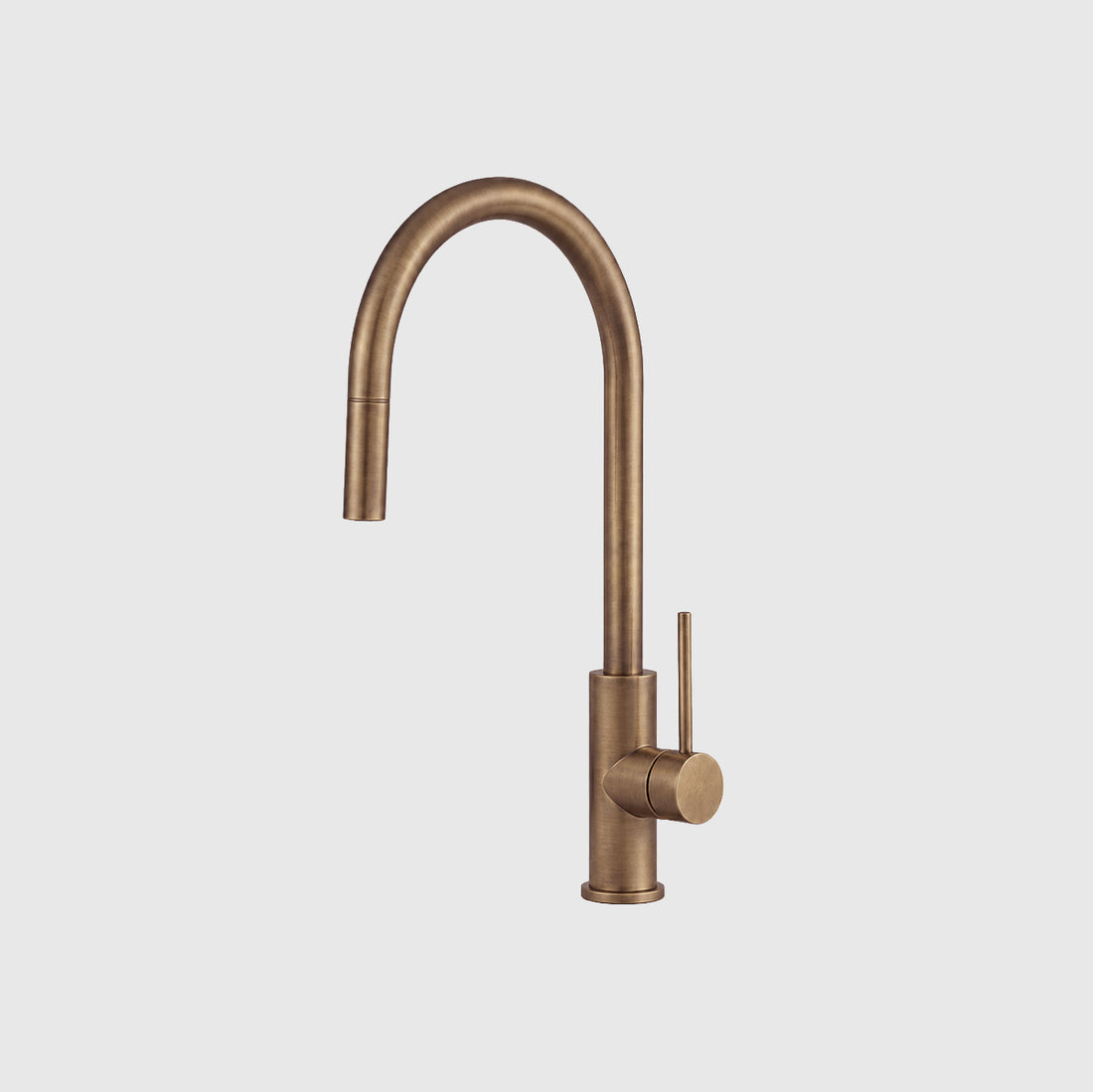 Pull-Out Kitchen Mixer Tap – Antique Brass