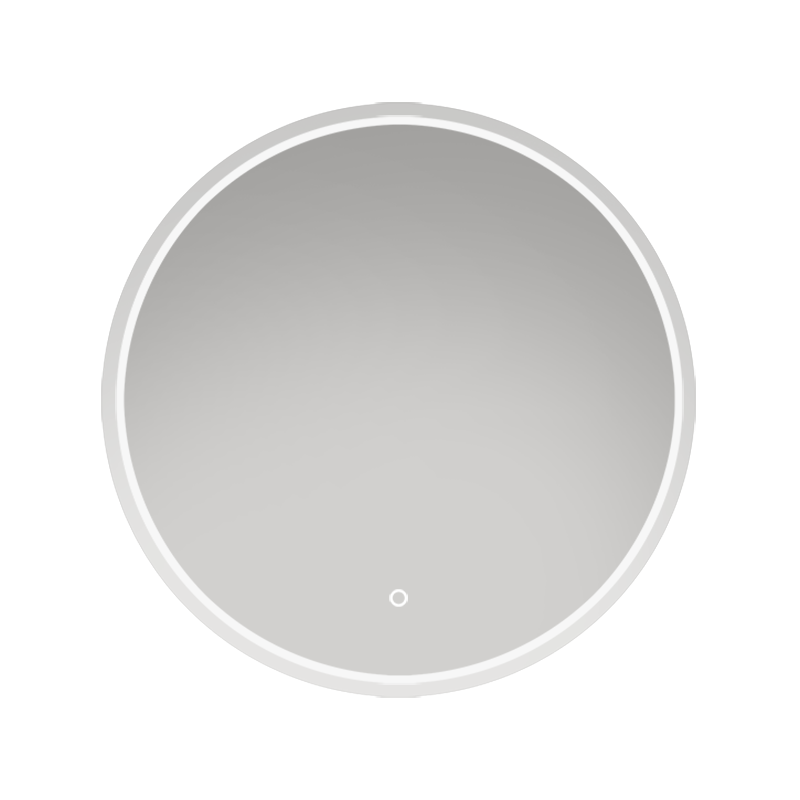 LED Round Mirror with Anti-Explosion Film, Touch Screen Switch, and Defogger 800mm - Fantaci interiors 