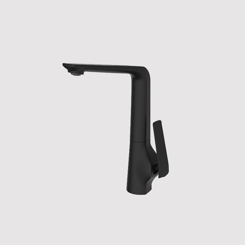 Modern Bathroom Mixer Tap in Matte Black Finish WELS 4 Star